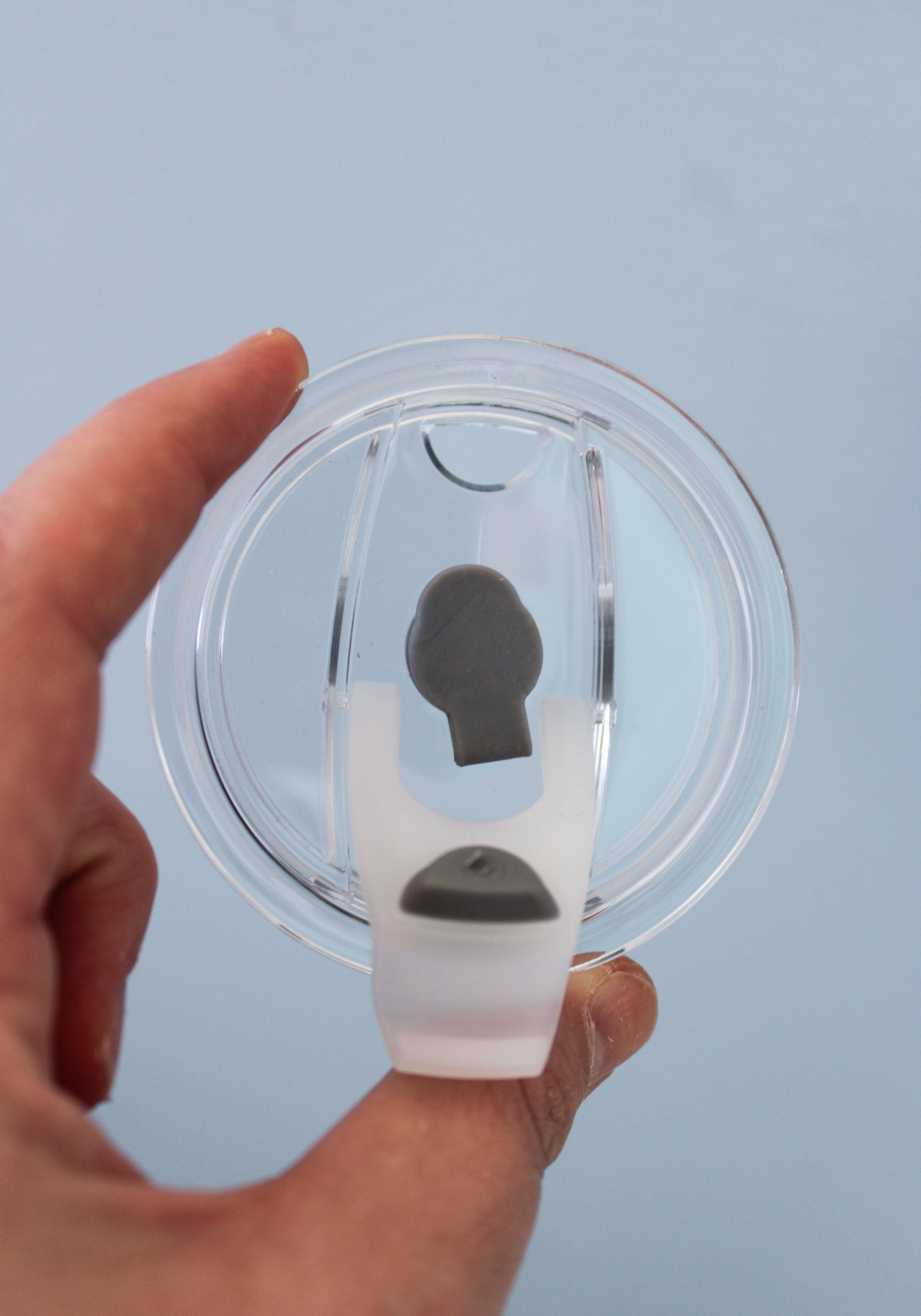 16 oz Glass Can Plastic Lid
