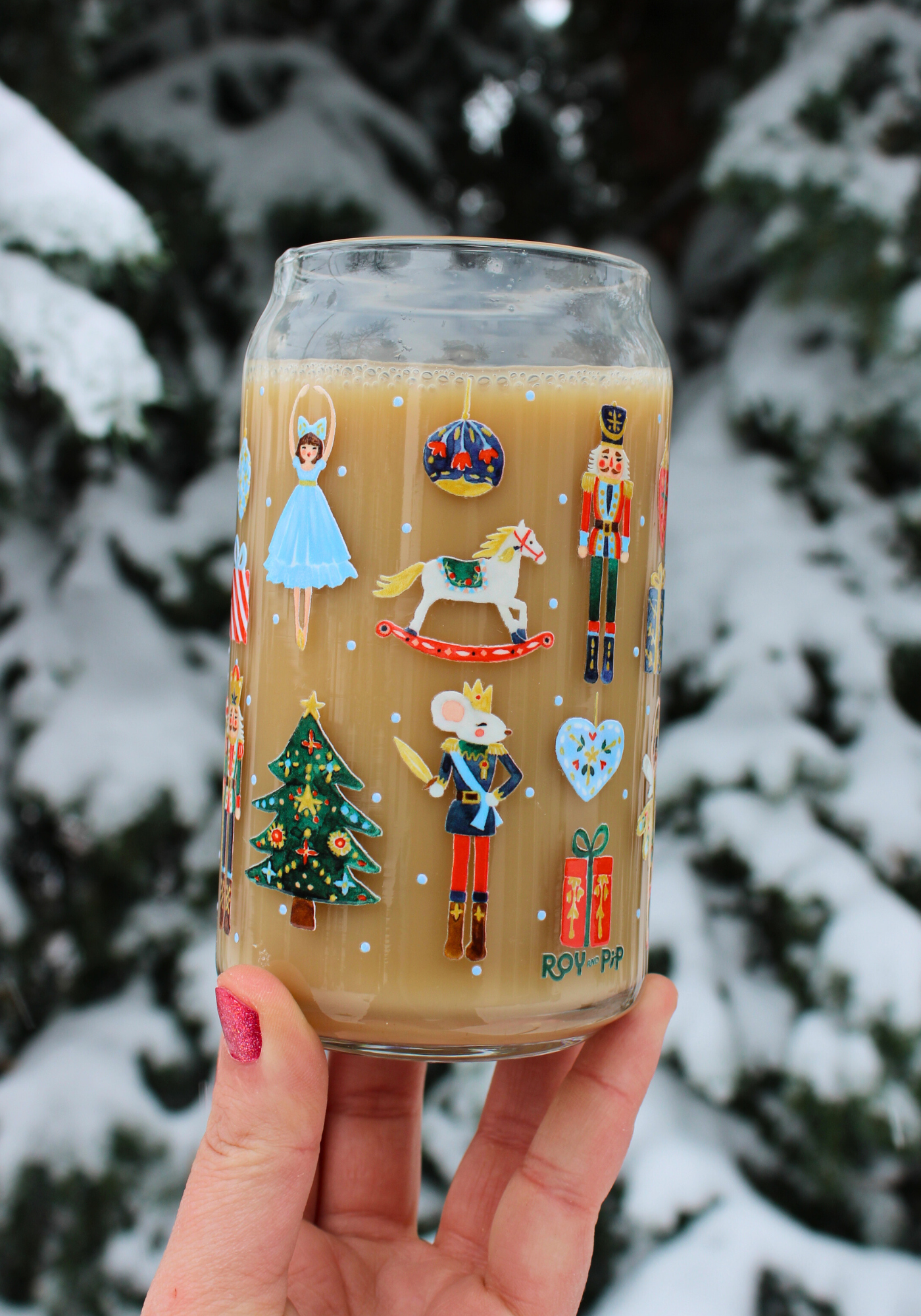 Classic Nutcracker Glass Can 🩰