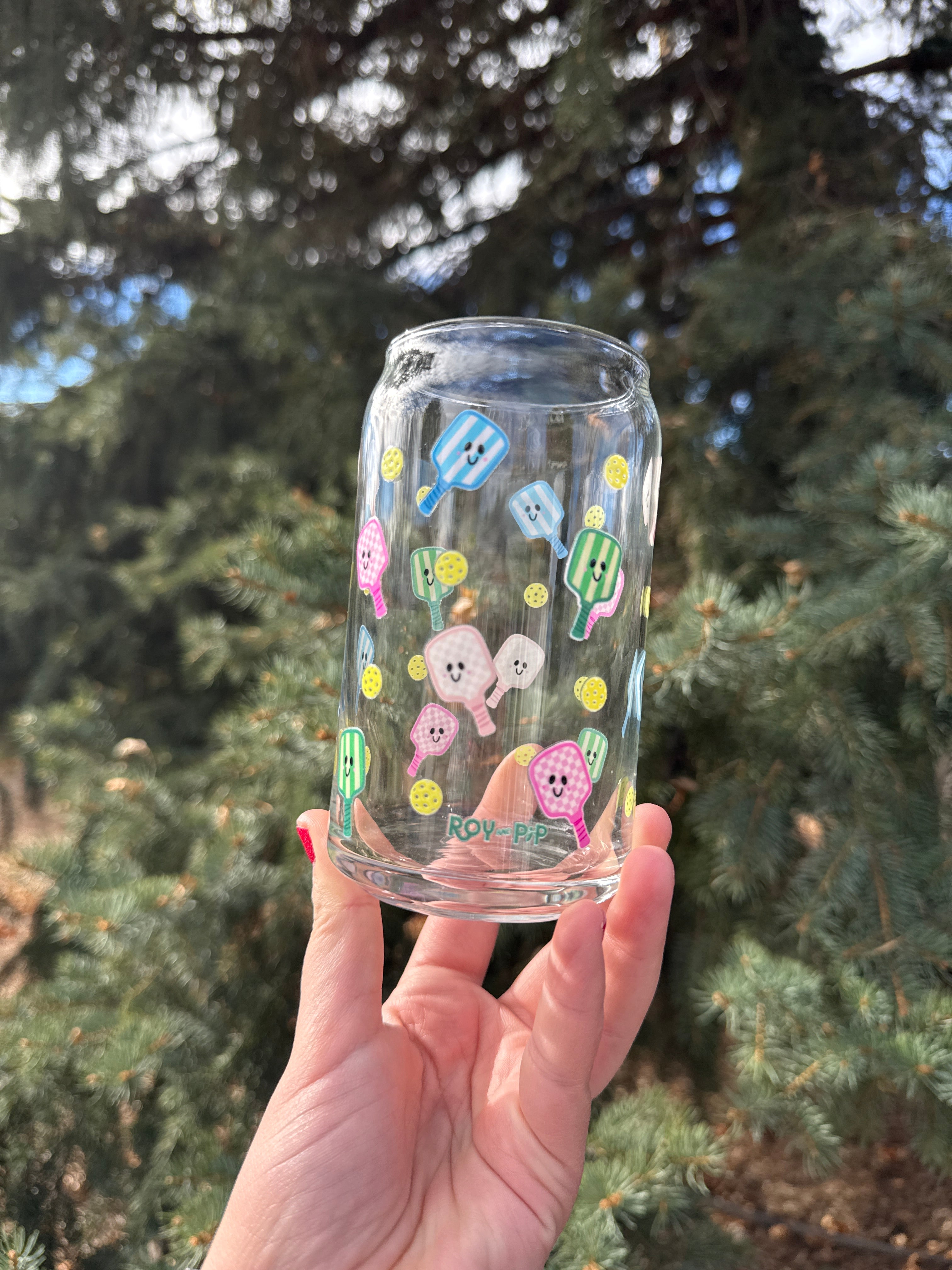 Pickleball Glass Can