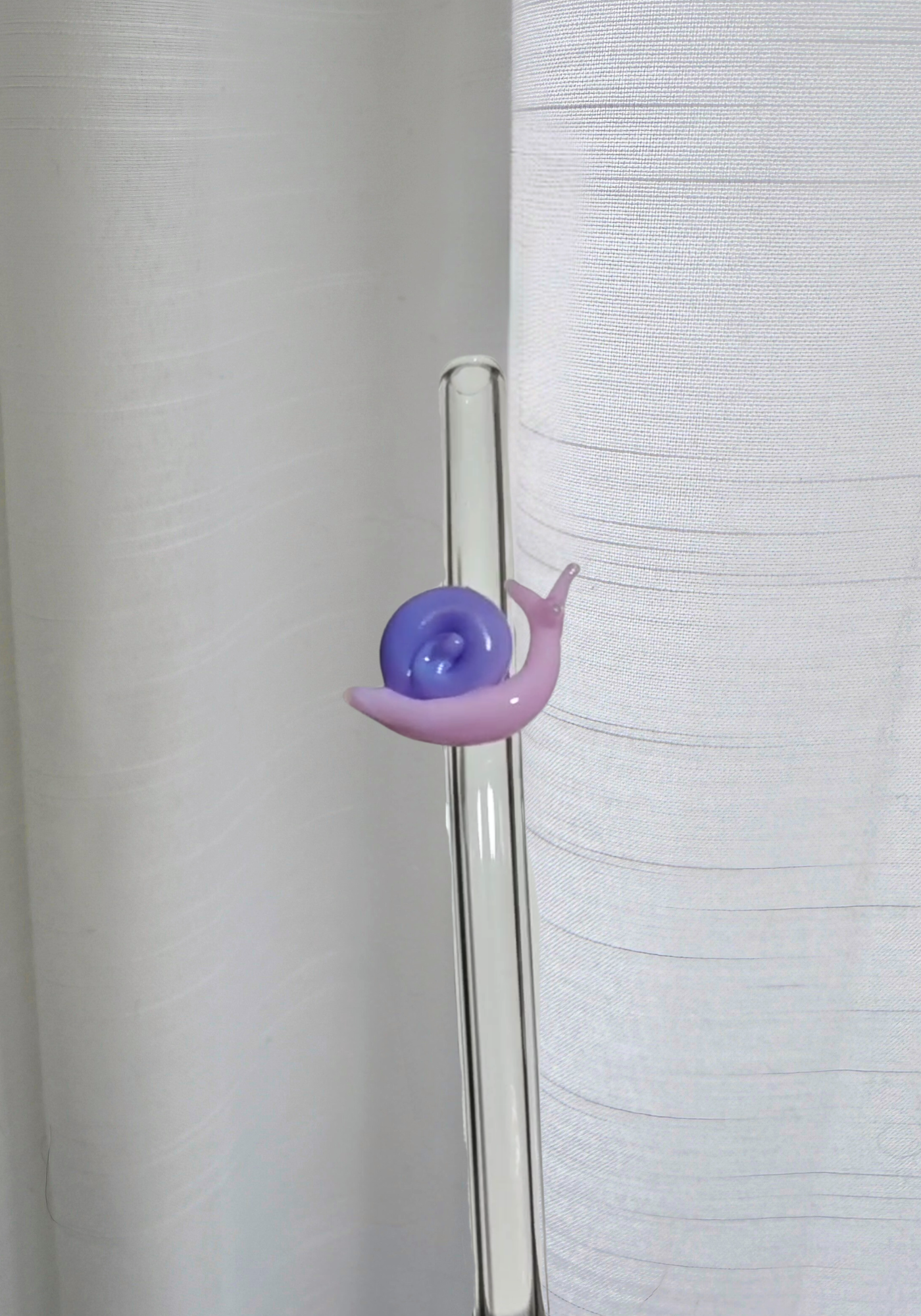 Snail Reusable Glass Straw