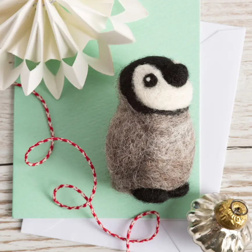 Baby Penguin Mini Felting Kit