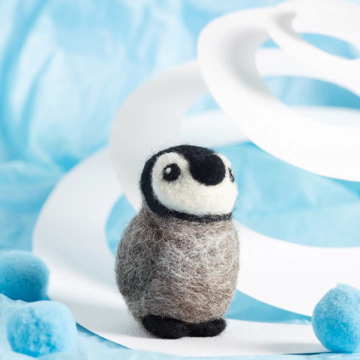 Baby Penguin Mini Felting Kit