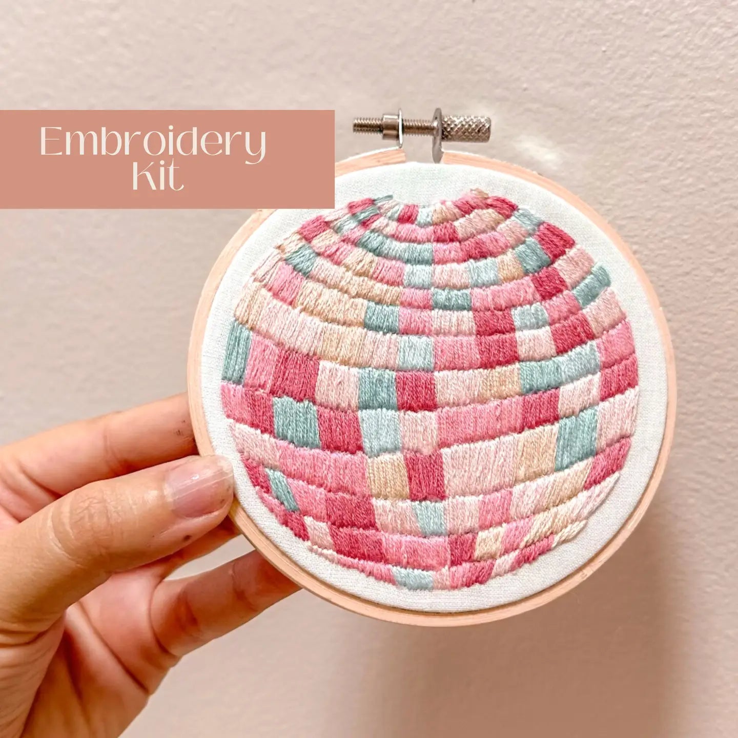 Pink Disco | Beginner Embroidery Kit