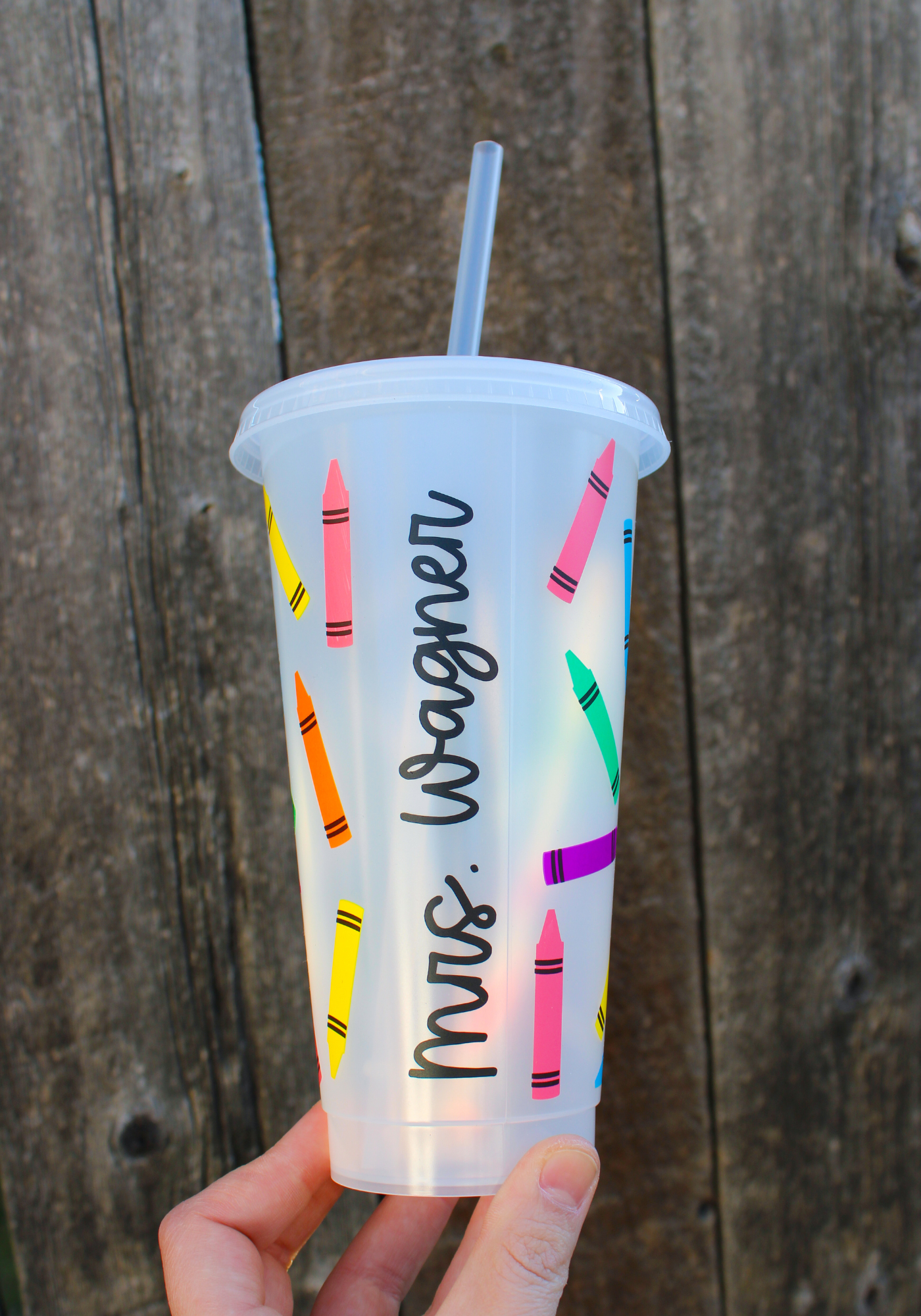 Color-Changing Crayon Cold Cup