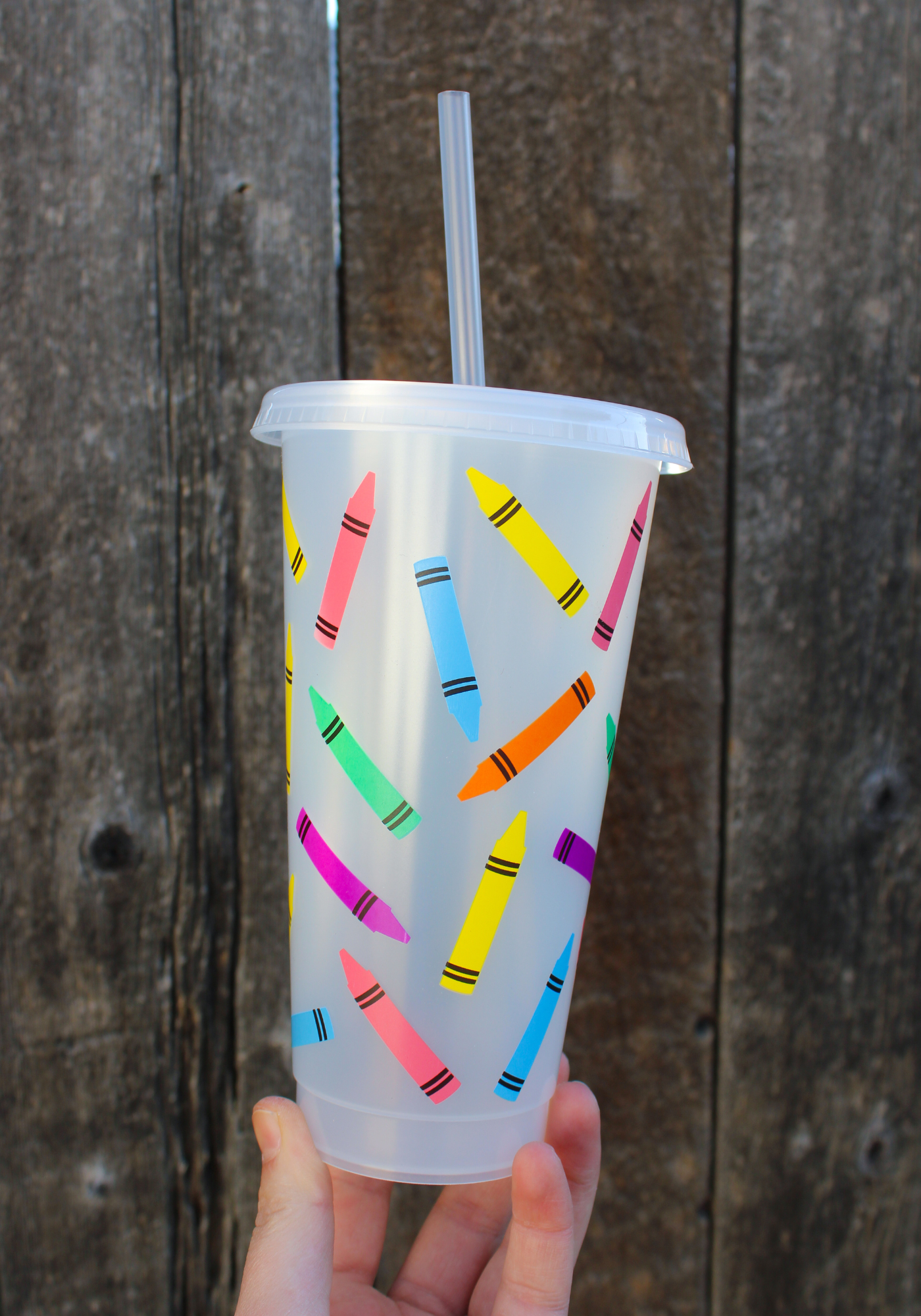 Color-Changing Crayon Cold Cup
