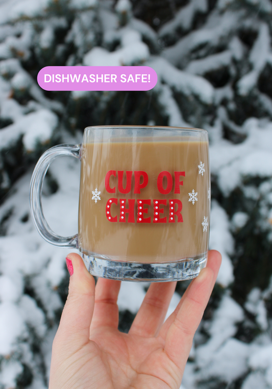 Cup of Cheer Glass Mug