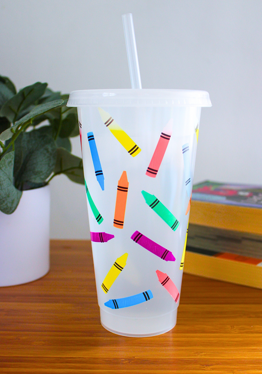 Color-Changing Crayon Cold Cup