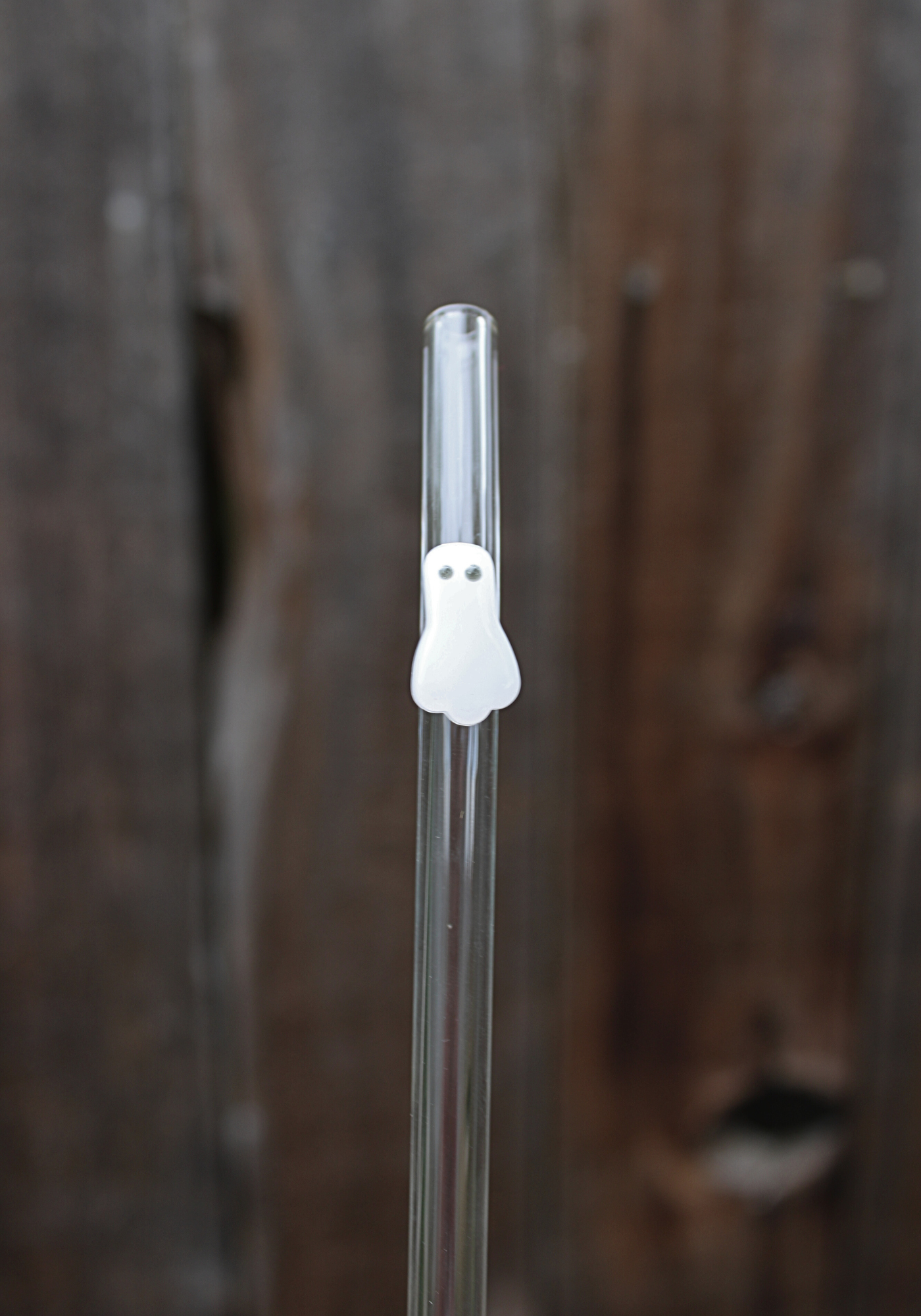 Ghost Glass Straw