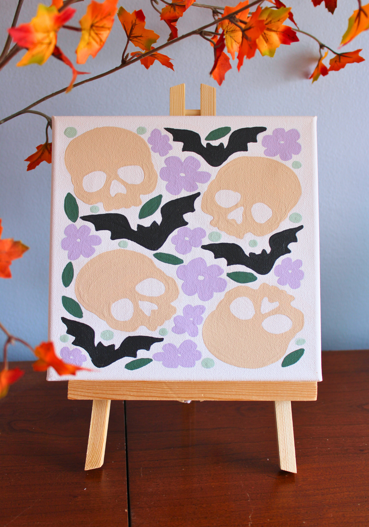 Skulls and Bats Paint Kit