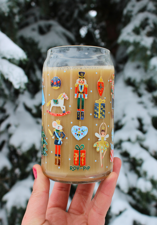 Classic Nutcracker Glass Can 🩰