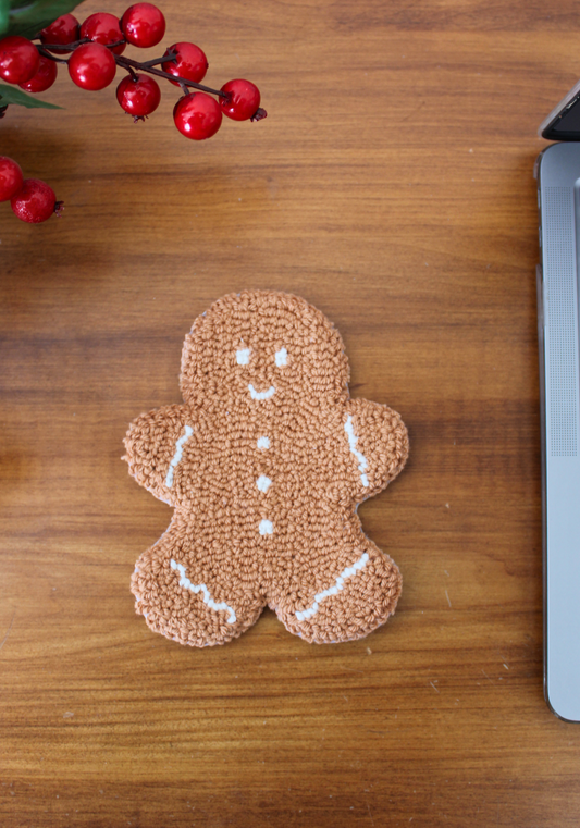 Gingerbread Friend Mug Rug