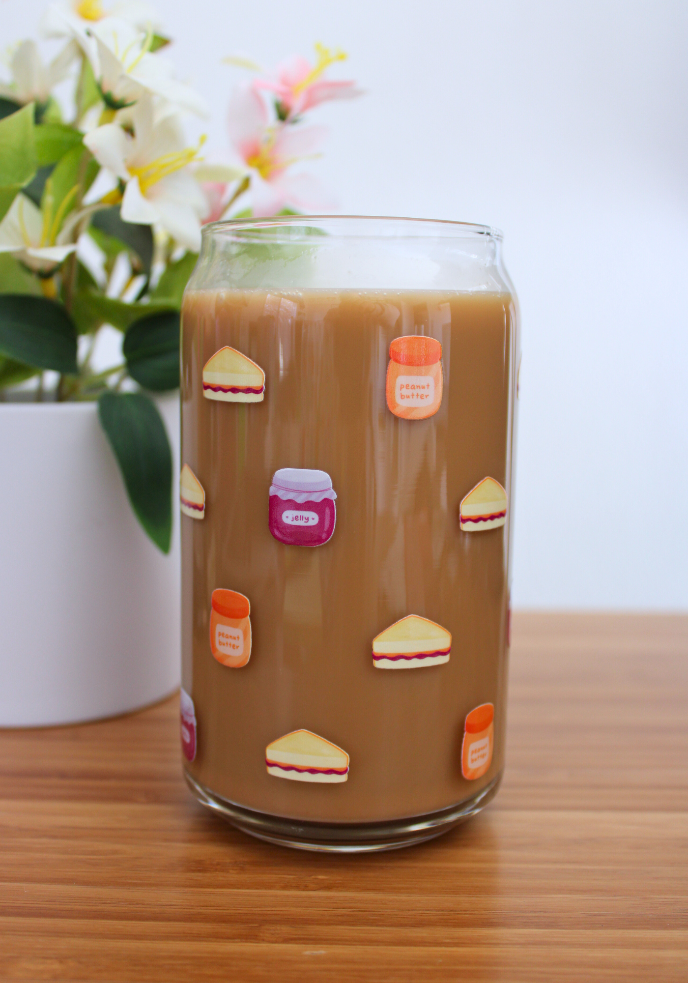 PB & J Glass Can