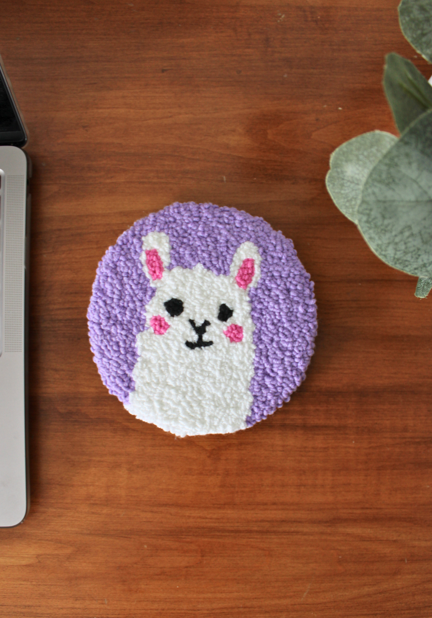 Llama Mug Rug