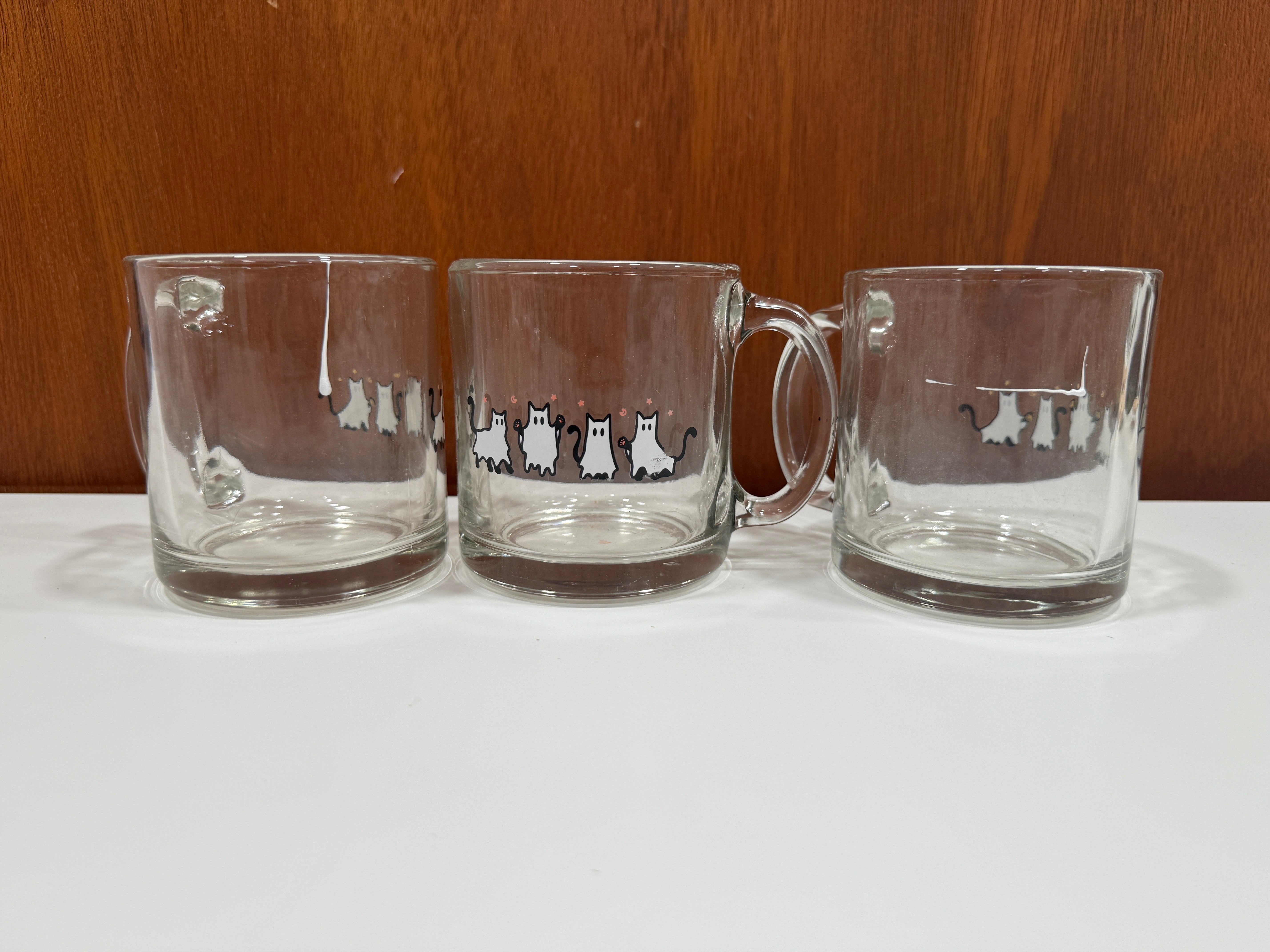 OOPSIE Ghost Cat Mugs