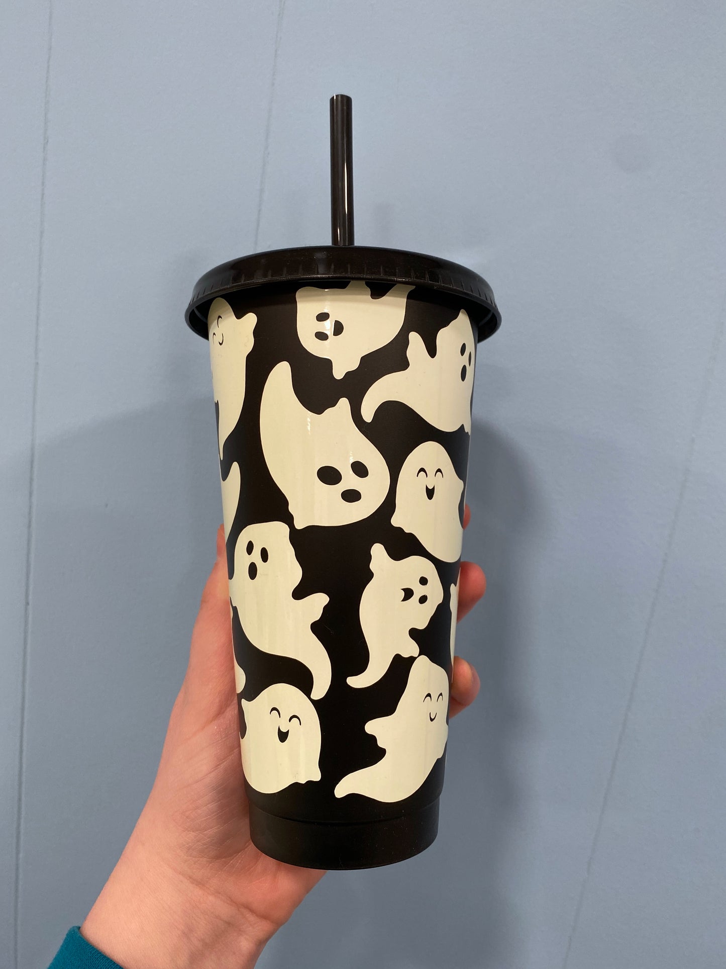 Color Changing Yellow Ghost Cold Cup