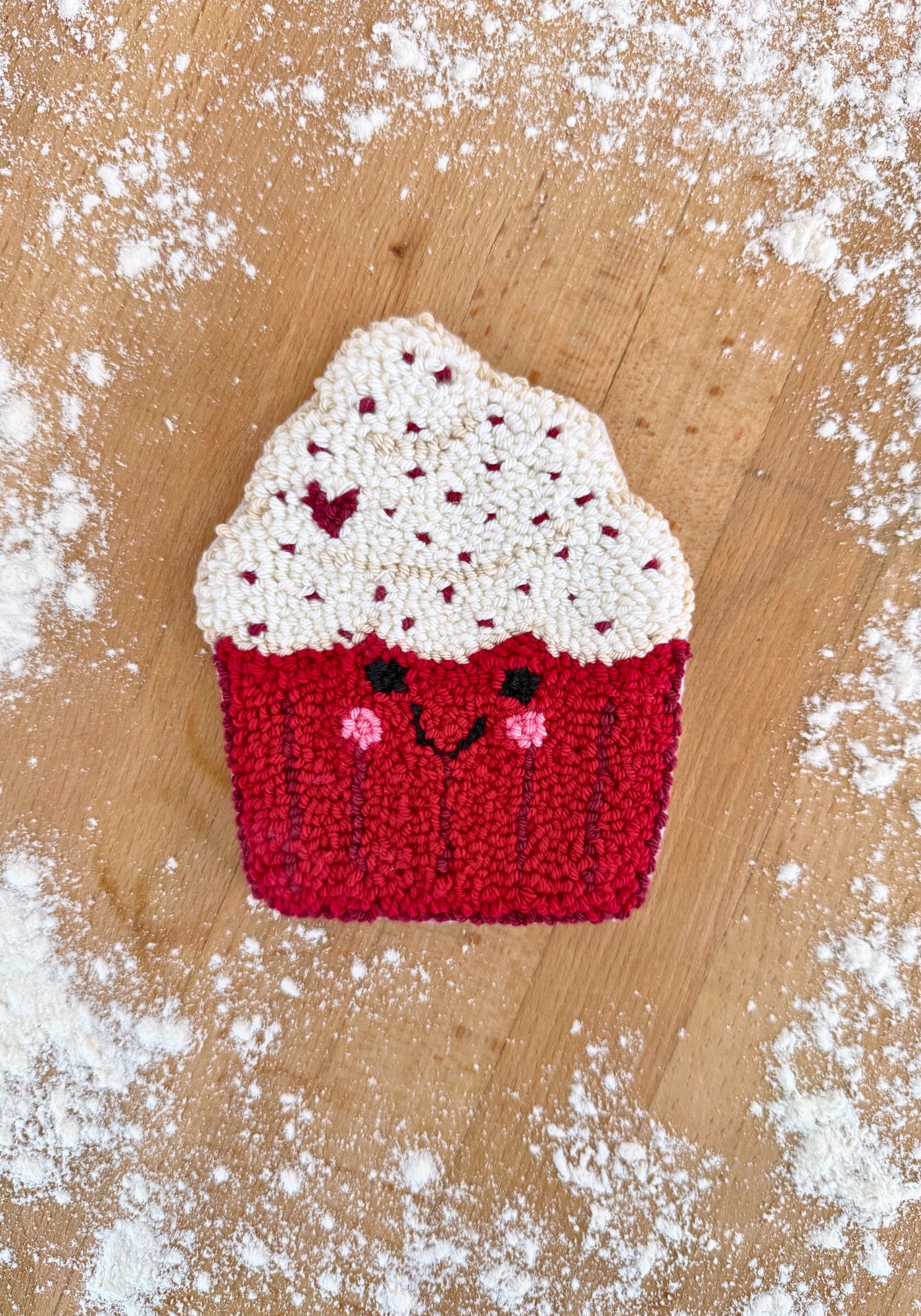 Birthstone Cupcake: January Mug Rug