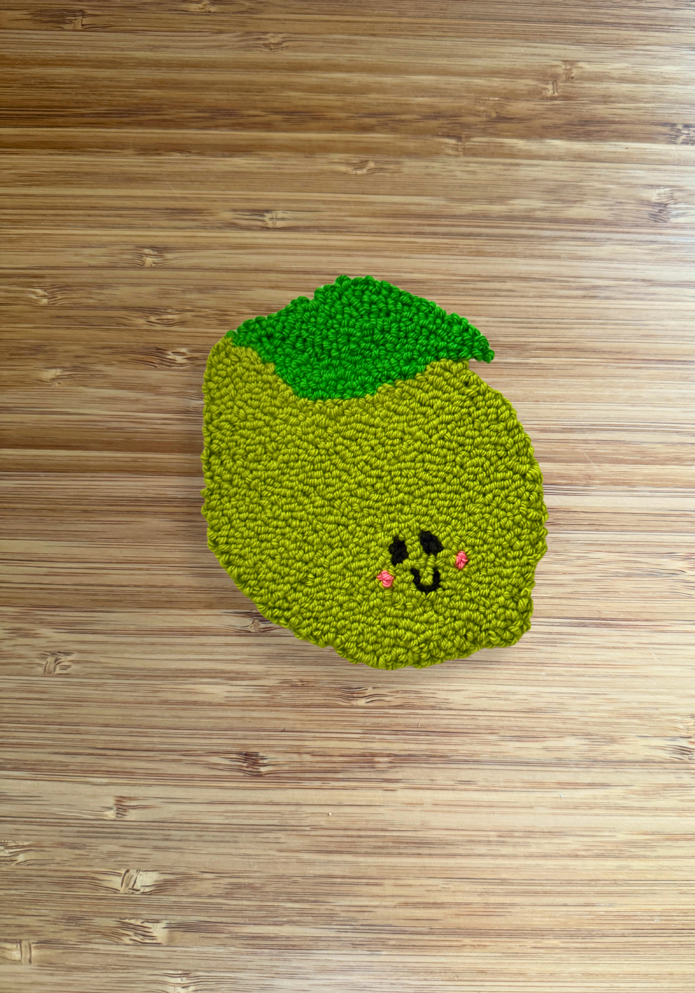 Lime Mug Rug