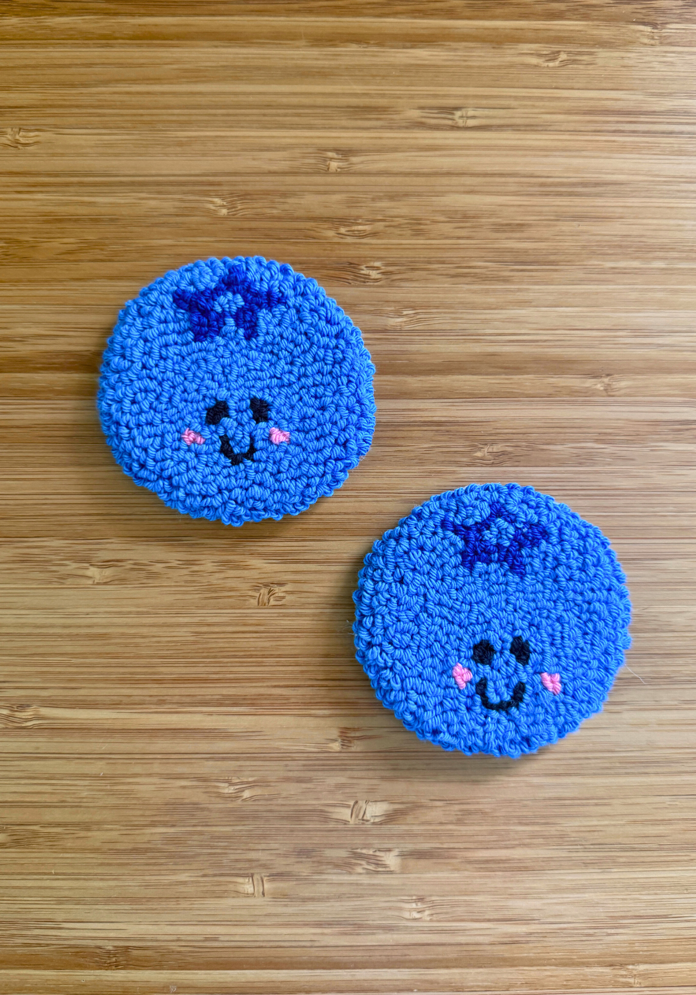 Blueberry Car Coasters