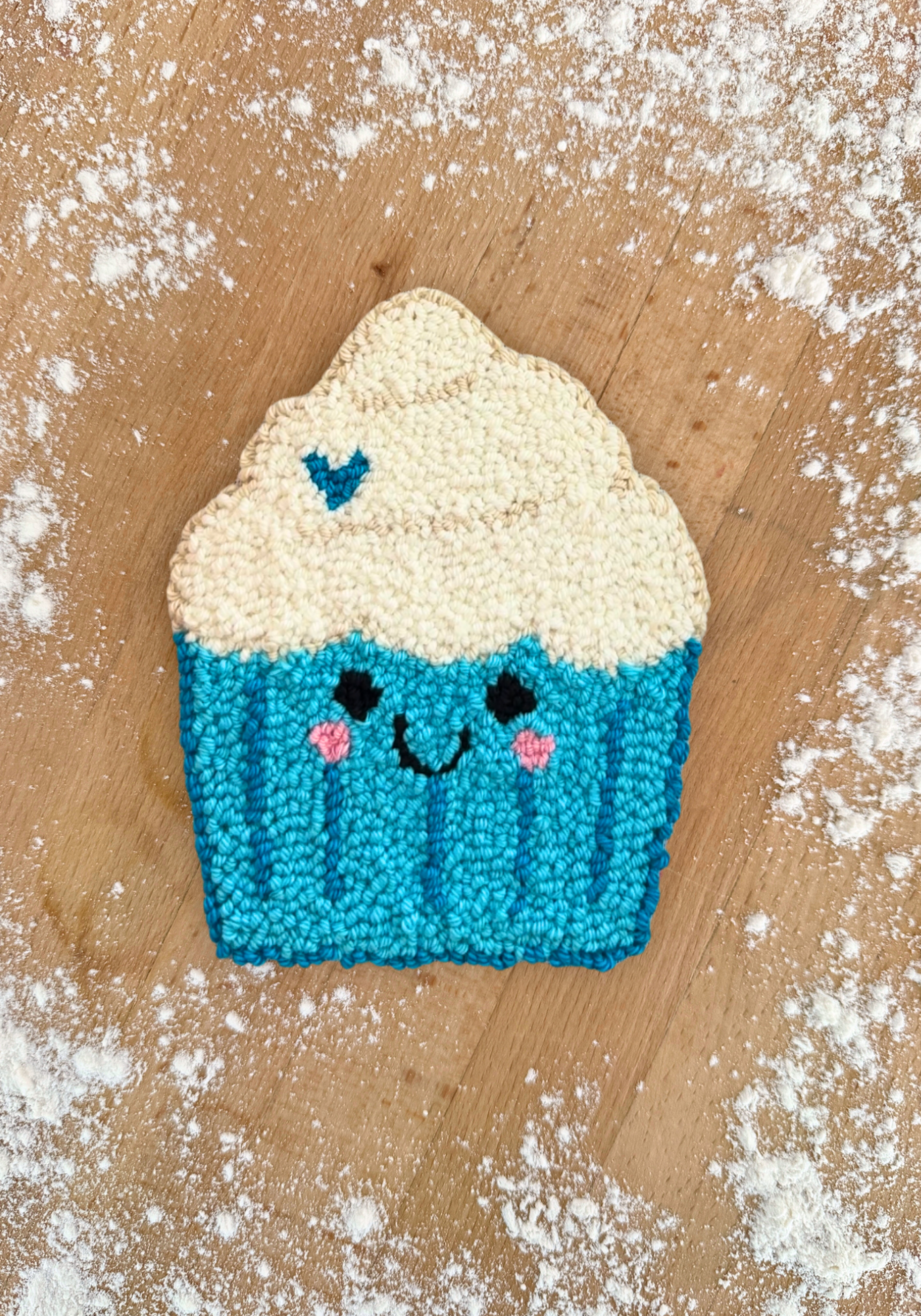 Birthstone Cupcake: March Mug Rug