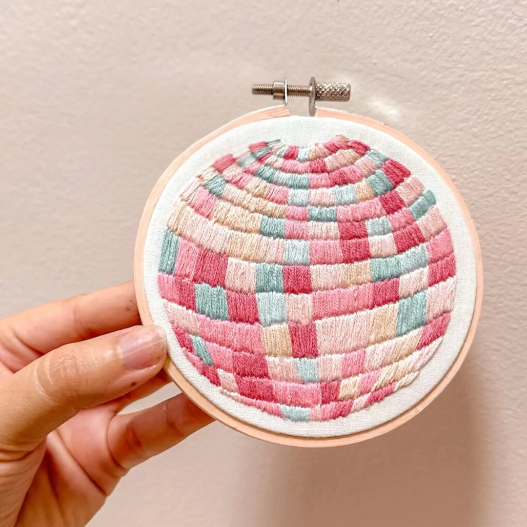 Pink Disco | Beginner Embroidery Kit