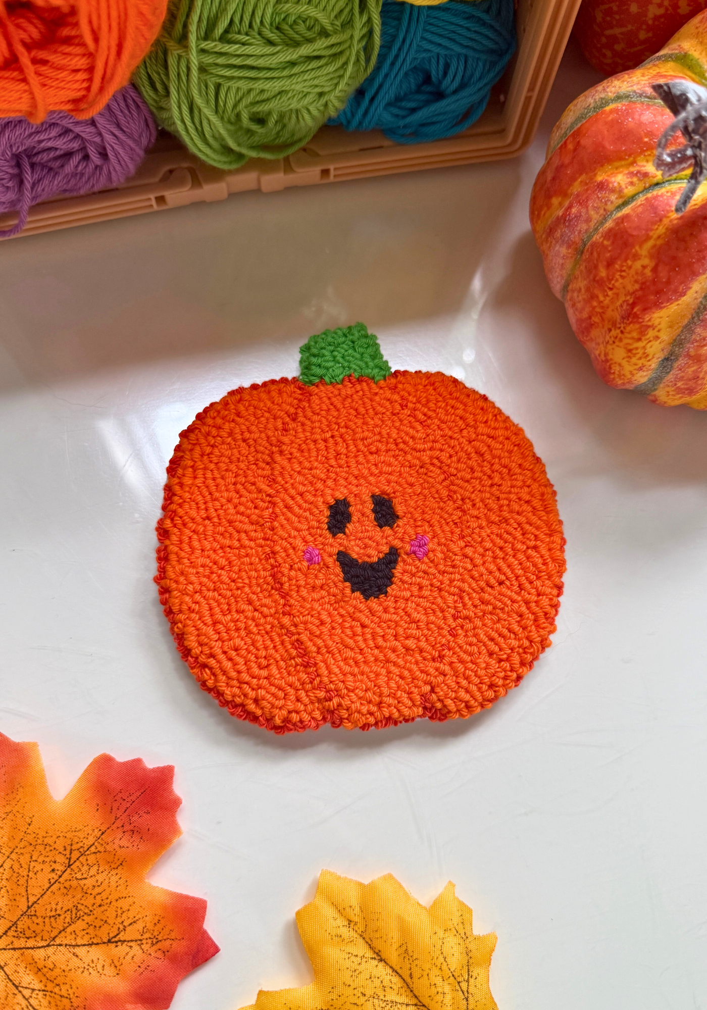 PRE-ORDER Pumpkin Mug Rug