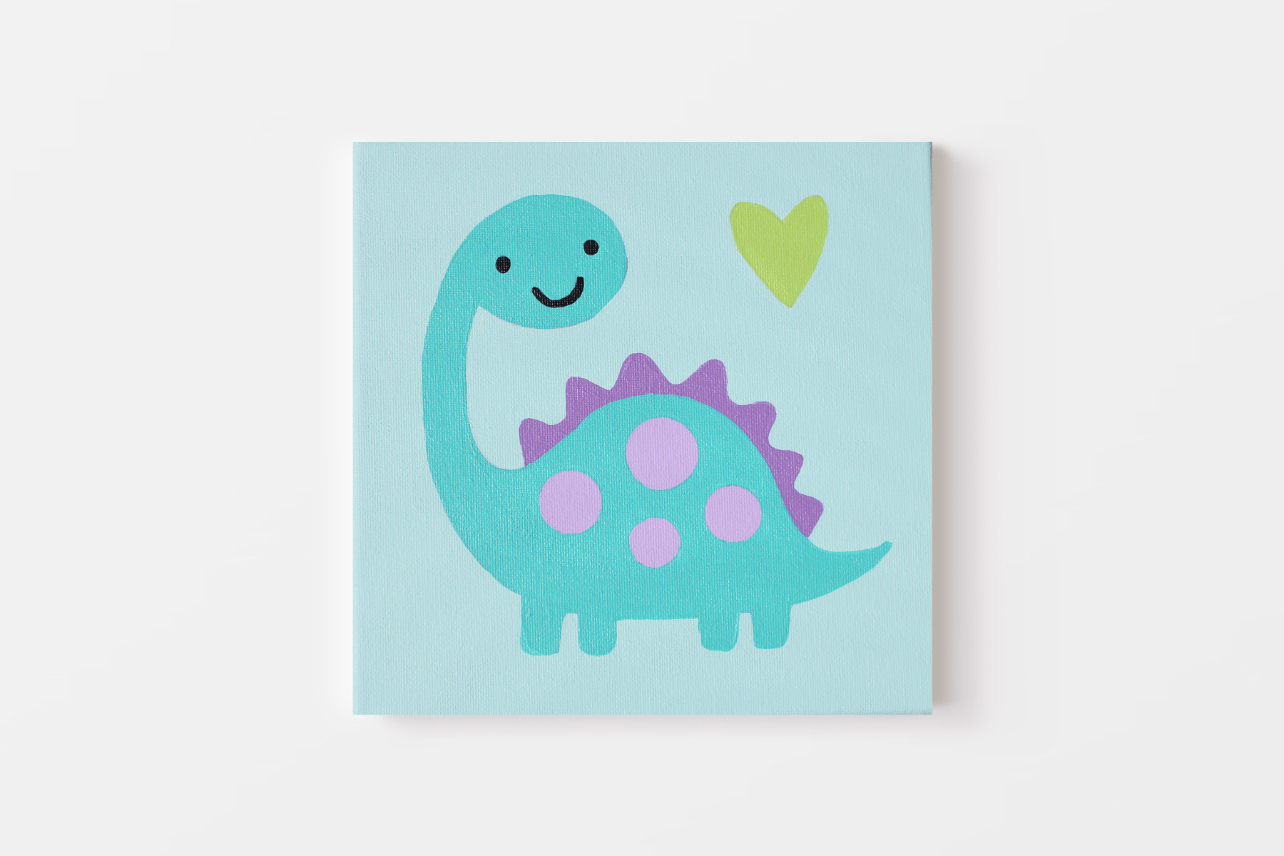 Teal Dino Paint Kit