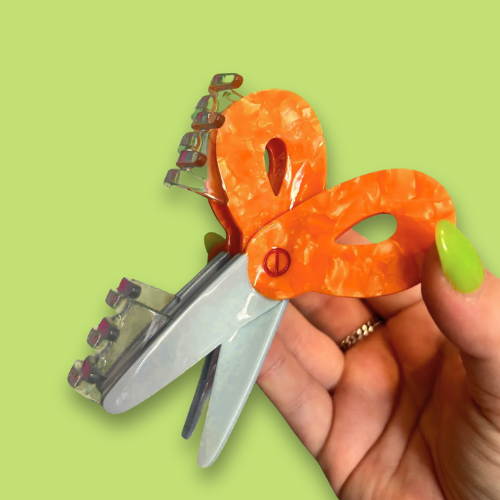 Scissors Hair Claw Clip