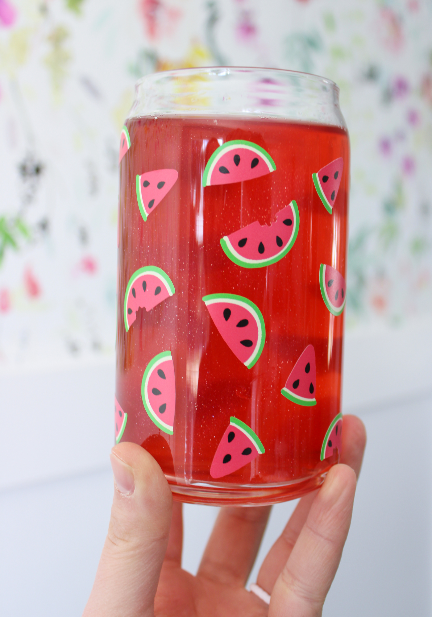 Little Watermelons Glass Can🍉