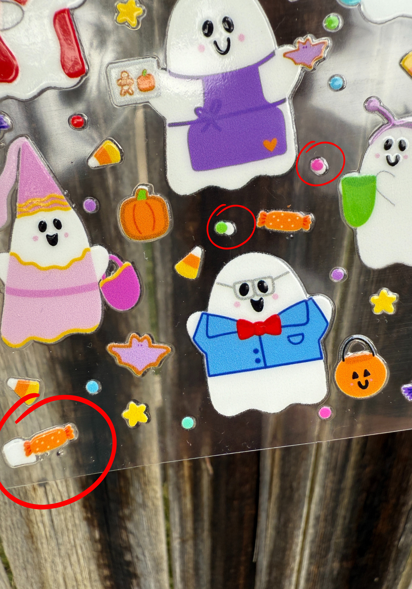 Trick or Treat UV DTF Wrap: Slight Misprint