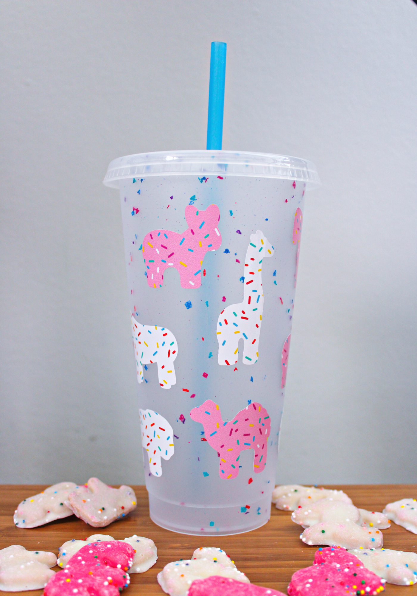 Frosted Animal Cookie Cold Cup