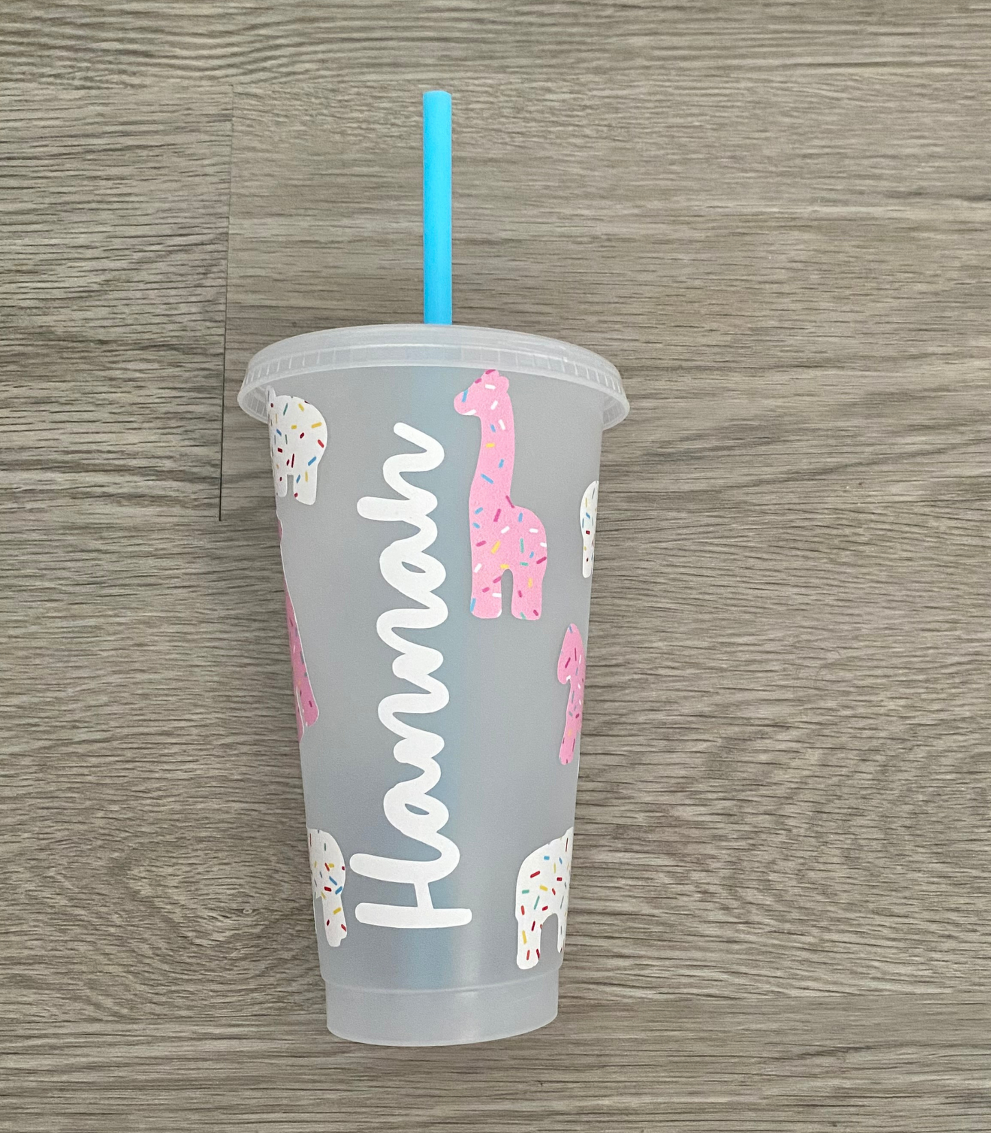 Frosted Animal Cookie Cold Cup